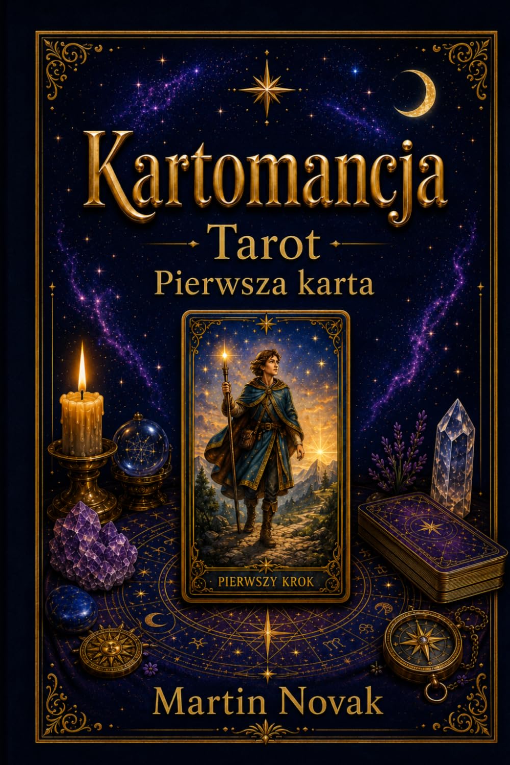 Okładka: Kartomancja. Tarot. Pierwsza karta